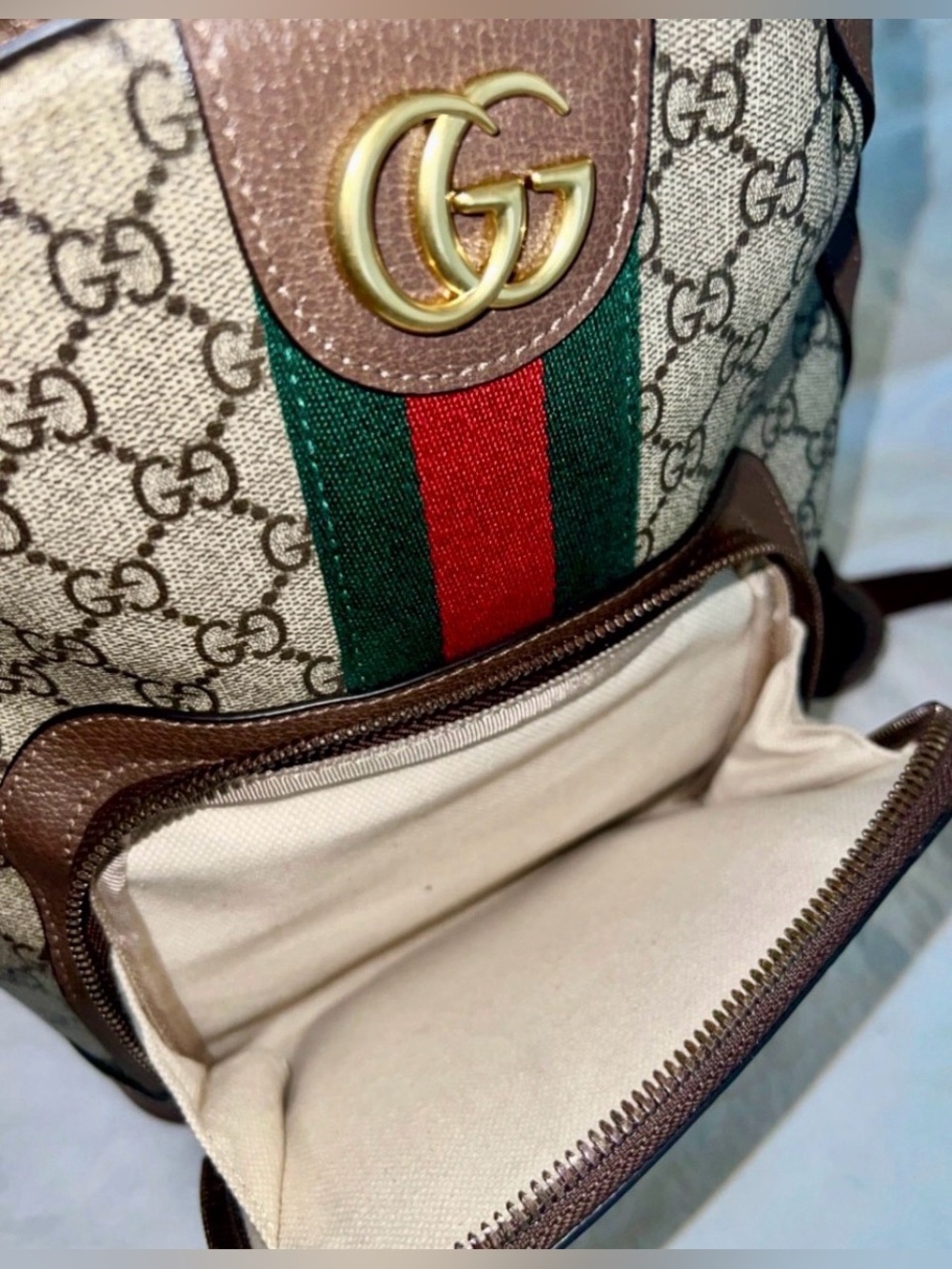 👑✅PRICE FIRM✅Fashion GG Small Supreme Ophidia Backpack. NWOT - Picture 12 of 16